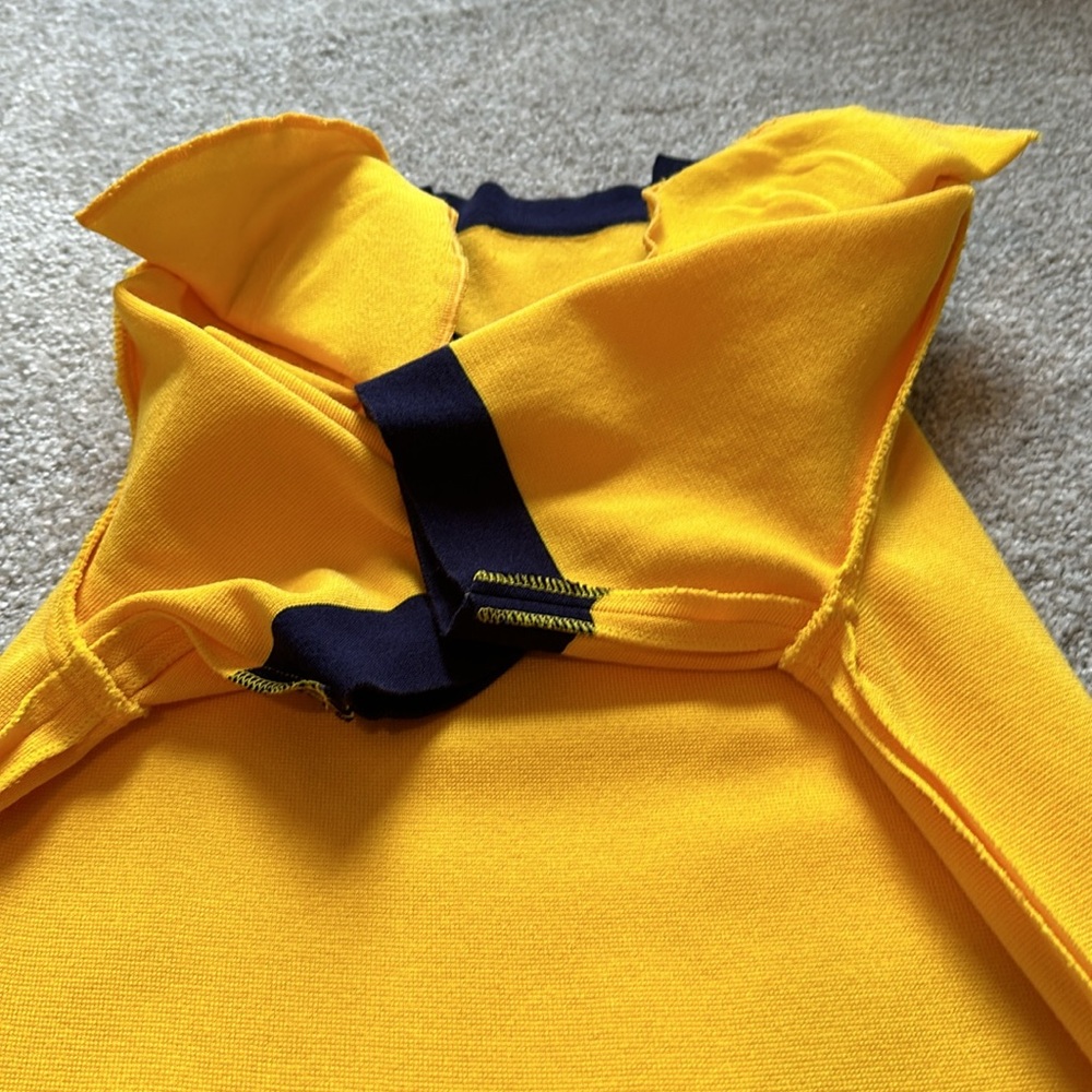 Yves Saint Laurent Yellow and Black Midi Dress - Picture 15 of 16